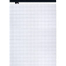 White Letter Quad Ruled Figuring Pad