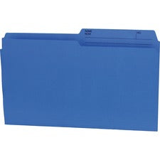 Blue Legal 1/2 Tab Cut Top Tab File Folder