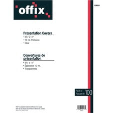 Clear Letter Presentation Cover