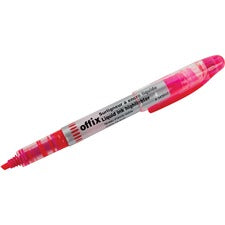 Pink Fine Chisel Point  Highlighter