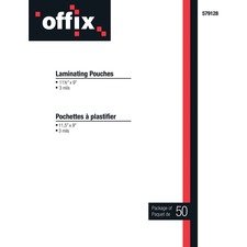 8.5"x11"x3Mil Laminating Pouch 50Pack