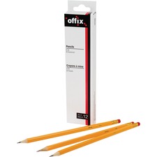 HB Sharpened Wood Pencils 12/Pack