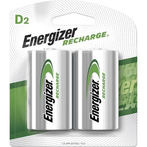 Energizer D NiMH e2 Rechargeable Batteries 2Pack