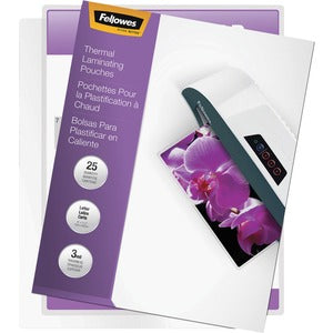 9"X11.50"X3Mil Glossy Laminating Pouches 25Pack