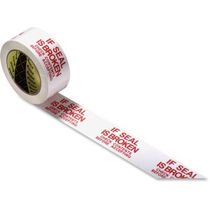 Preprinted Message Seal Broken Tape
