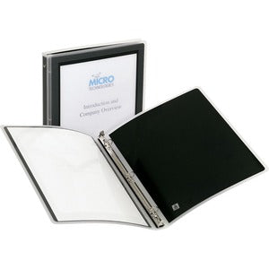 Avery 1/2" Black Flexi-View with Round Rings Binder Each