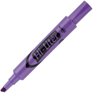 Fluorescent Purple Hi-Liter Desk Style Highlighter