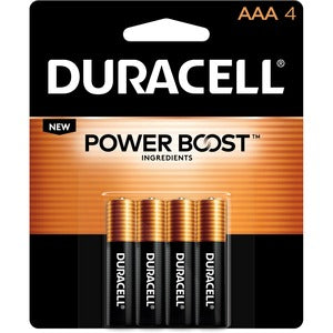 Duracell Coppertop Alkaline AAA Battery 4Pack