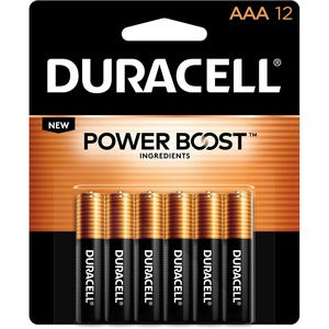Duracell Coppertop Alkaline AAA Battery 12Pack