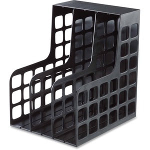 12"x9"x10.6" Decorack Black Adjustable Shelf File