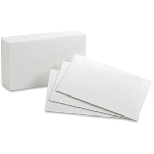 3"x5" White Index Cards 100/Pack