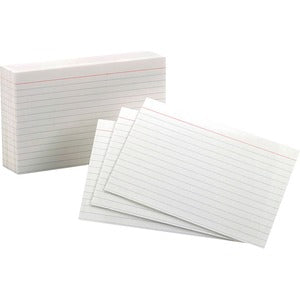 4"x6" Ruled Index Cards