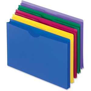 Assorted legal Translucent Poly File Jackets