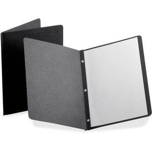 Black Embossed Panel/Border Report Covers