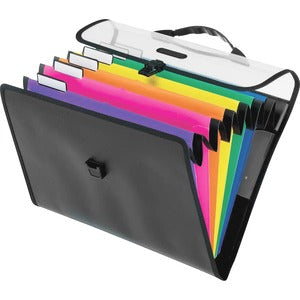 Assorted Letter 6 Pocket Desk-free Mobile Hang Organizer