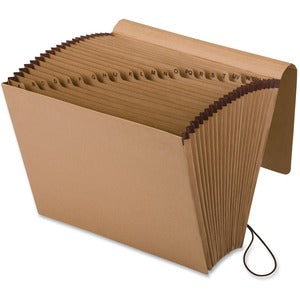 Brown Letter 21 Pocket A-Z Full-Flap Kraft 7/8" Expanding File