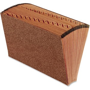 Brown Open-Top Daily 31 Pockets 0.75" Expanding File Each
