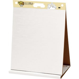 20"x23" White Paper Super Sticky Tabletop Easel Pad