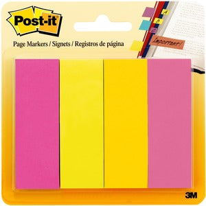 1"x3" Assorted Colors Page Markers