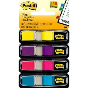 0.47" x 1.71" Assorted Brights Flags