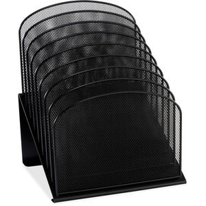 8 Compartment Wire Mesh Desktop Organizer