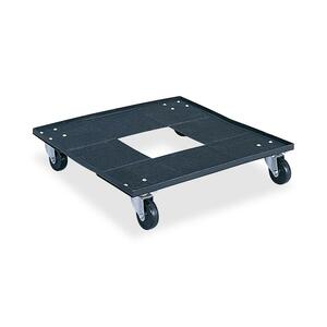 23.1"x23.1" Heavy Duty Black Stacking Chair Cart