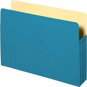 Blue 3.50" Expansion Accordion File Pocket Each