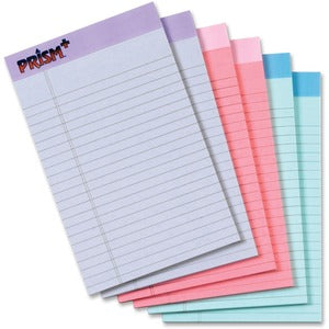 5"x8" 0.28" Ruled AssortedPrism Plus Jr. Legal Pads