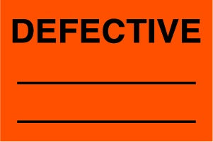 DEFECTIVE 2"x3"