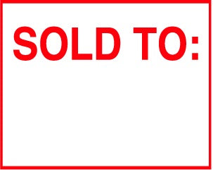 SOLD TO: 4"x5"