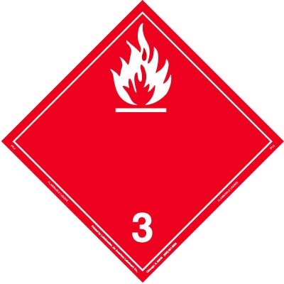 3.0 Flammable Gas 100/Pack