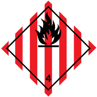 4.1 Flammable Solid 100/Pack