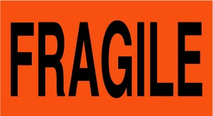FRAGILE 4"x6" 500/Roll