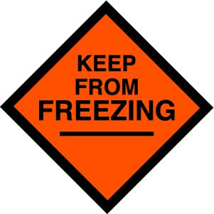 KEEP FROM FREEZING 3"x3"