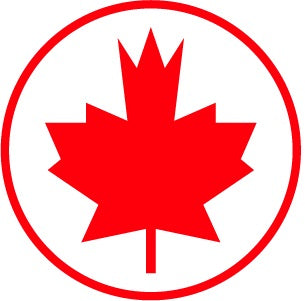 MAPLE LEAF SYMBOL 1/2" CIRCLE