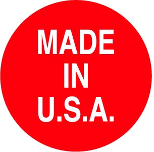 MADE IN U.S.A 1" CIRCLE