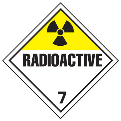 7.0 Radioactive Materials 100/Pack