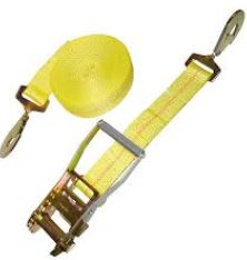 2” Ratchet Strap w/Twisted Snap Hooks