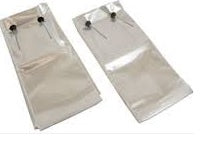 Clear Poly Wicketed Bags