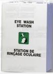Steel Eye Wash Station w/1-32oz Solution