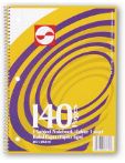 140 Page 7mm Ruled Coil Exercise Book