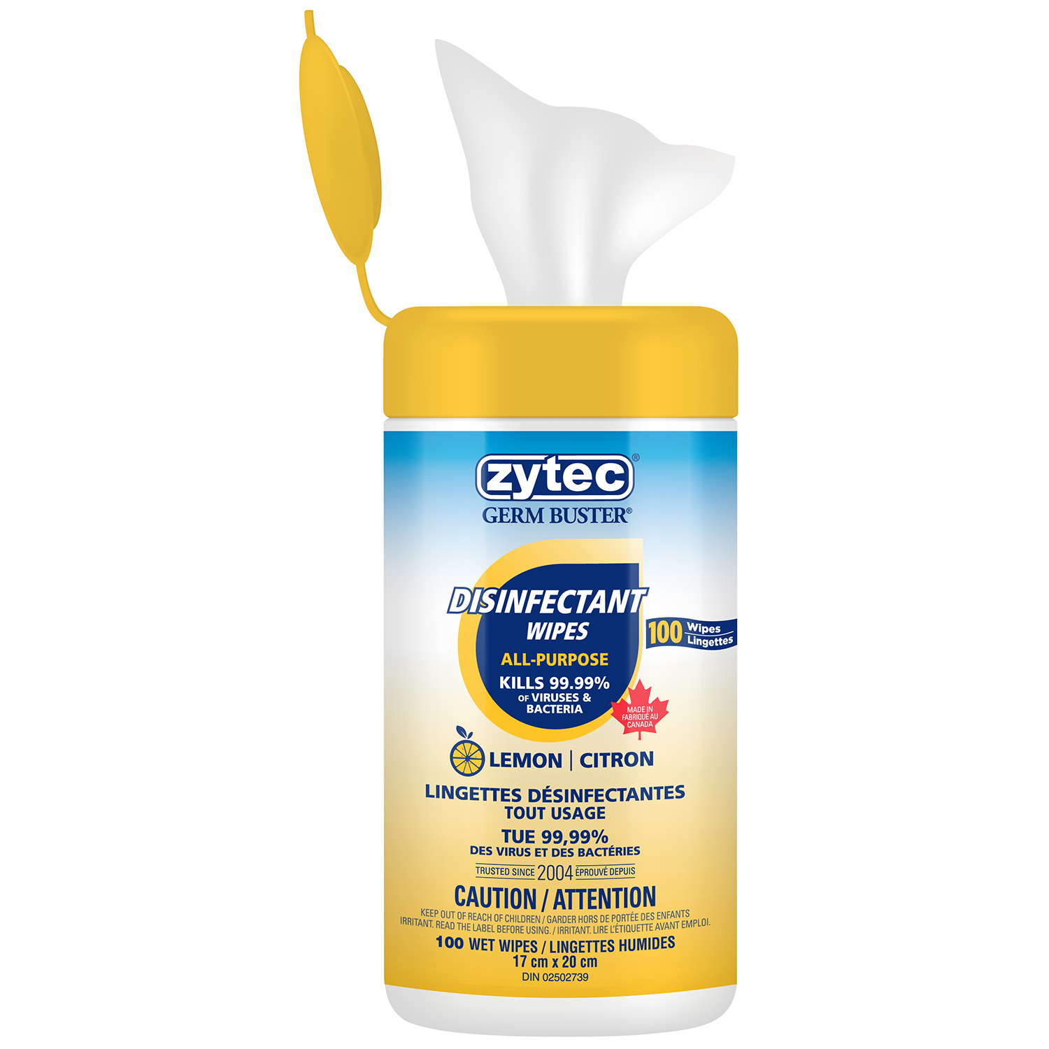 Zytec Disinfectant Wipes - Click Image to Close