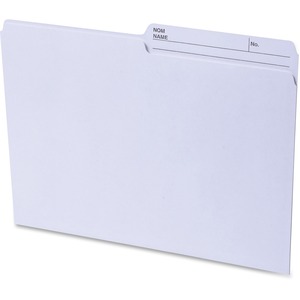 Ivory White Letter File Folders