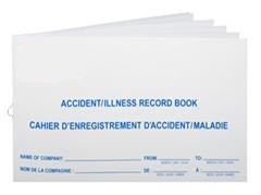 Large Accident/Illness Record Book - Click Image to Close