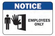 NOTICE: EMPLOYEES ONLY - Click Image to Close
