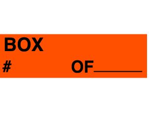 BOX # ____ OF _____ 2"x5-3/8"