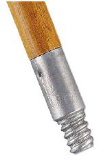 Metal Threaded Tip Wooden Handle - Click Image to Close
