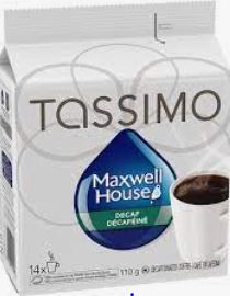 Maxwell House Decaffeinated Tassimo Pods