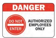 AUTHORIZED EMPLOYEES ONLY