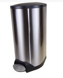 40L Step-On Stainless Steel Container with Soft Close Lid